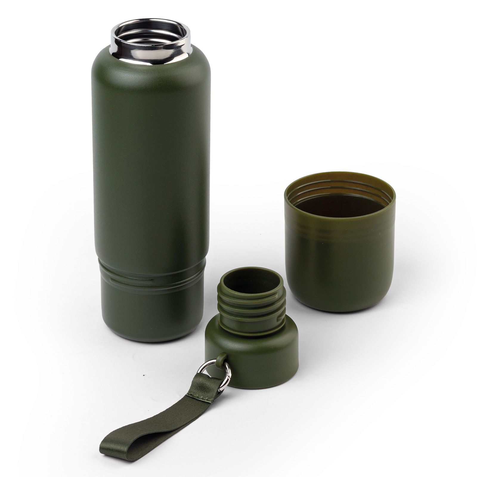 ULUDAĞ YEŞİL 500 ML BARDAKLI TERMOS - Resim 2
