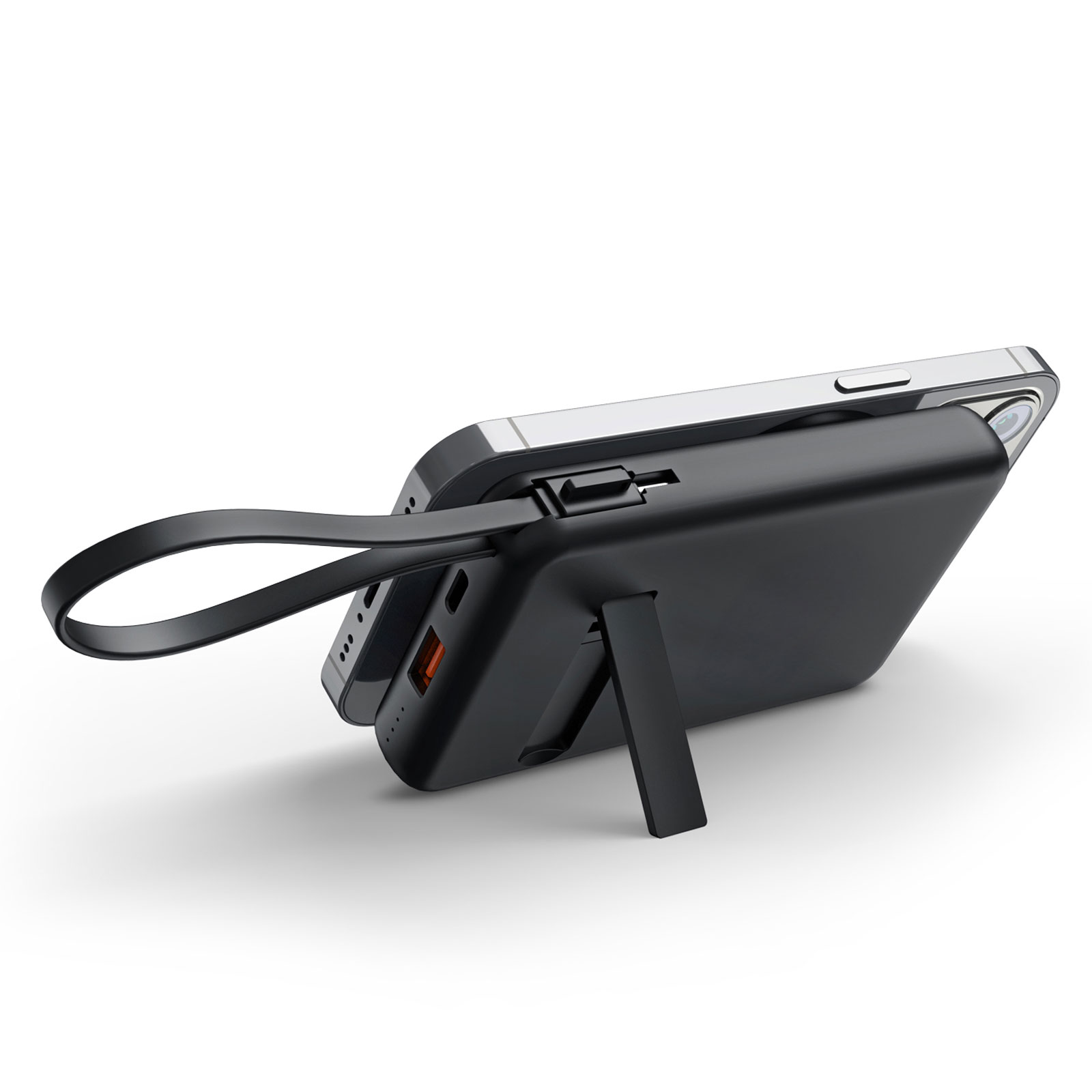 KAYABEYİ 10.000 MAH SİYAH MAGSAFE  ve  WIRELESS POWERBANK - Resim 2