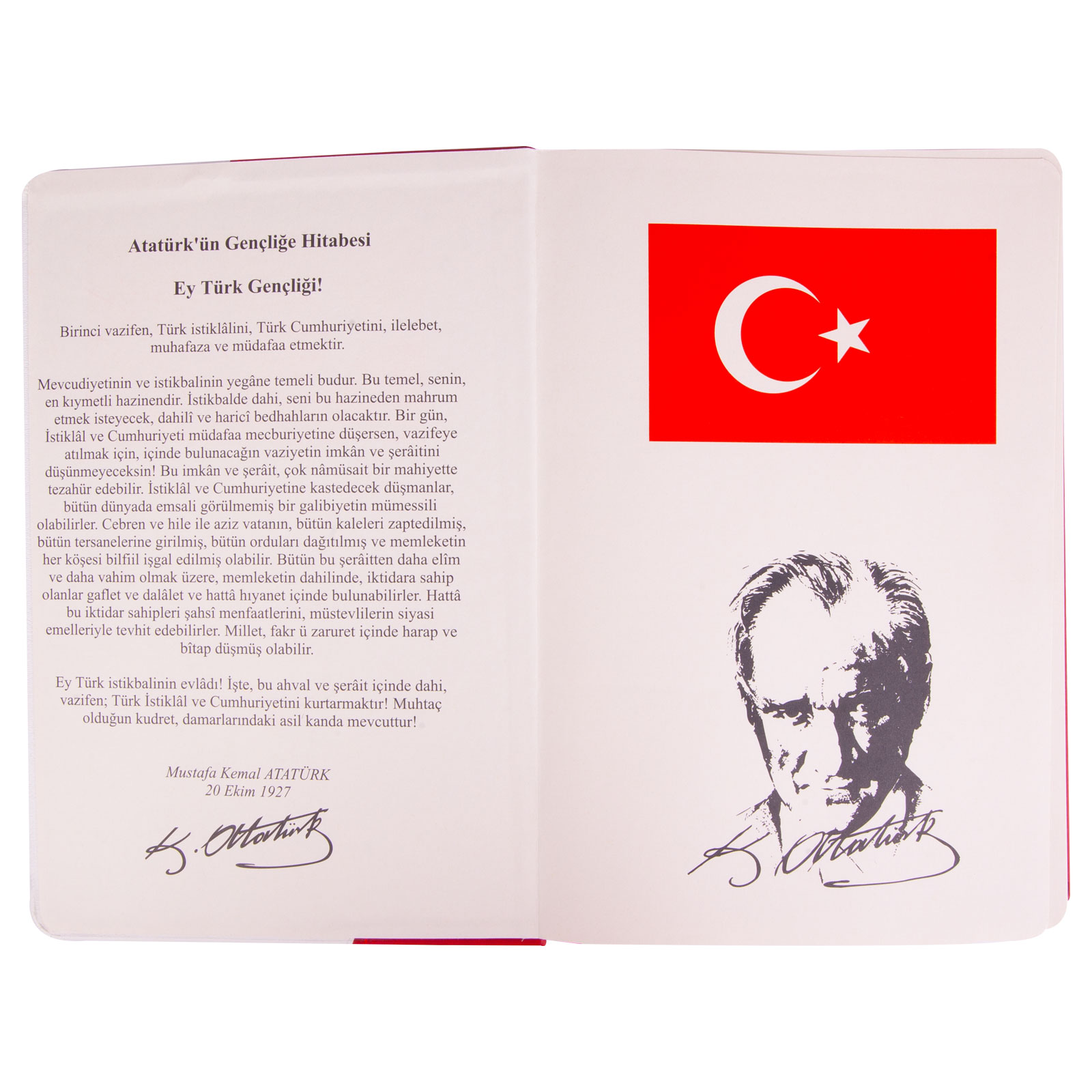 ATATÜRK TARİHSİZ DEFTER (17X24 CM) - Resim 2