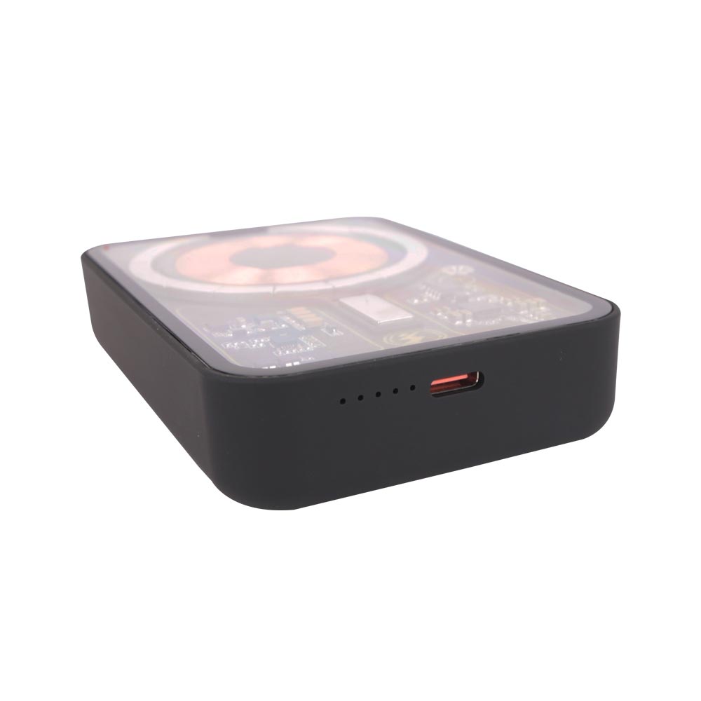 SAKLIKENT 10.000 MAH MAGSAFE SİYAH POWERBANK - Resim 3