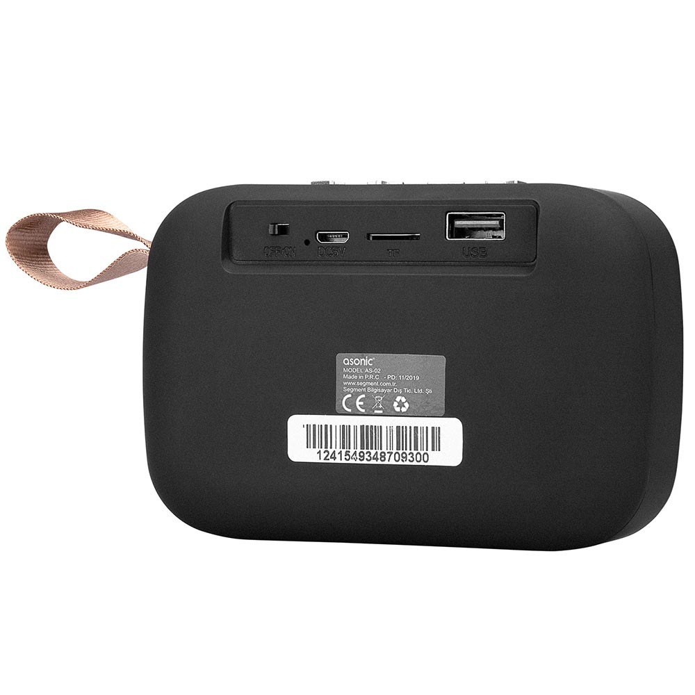 HANIMELİ SİYAH BLUETOOTH HOPARLÖR - Resim 3