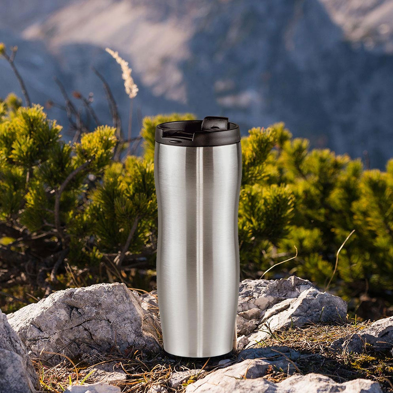 ABANT GÜMÜŞ 400 ML TERMOS - Resim 2