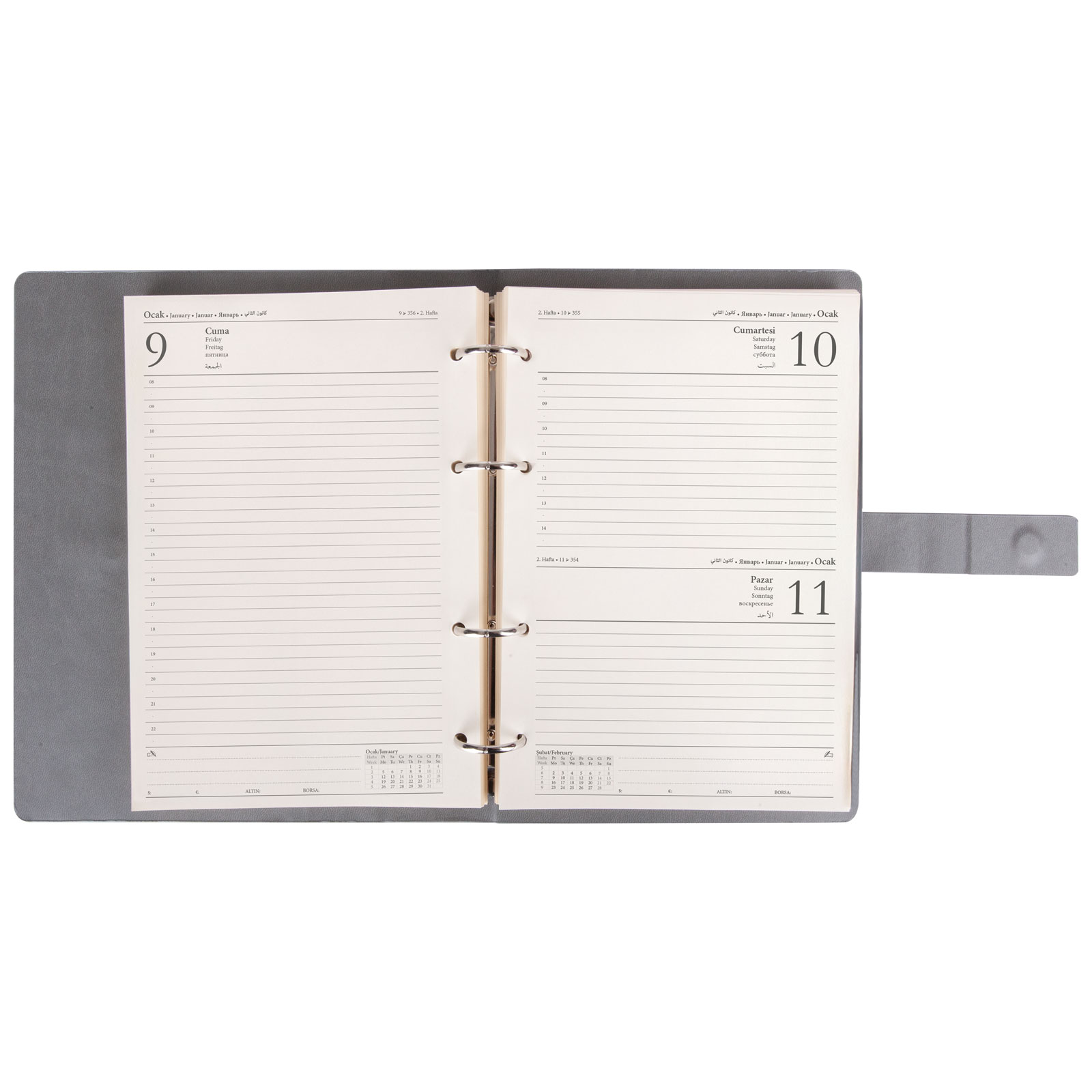 BİRLİK KAHVERENGİ ORGANİZER (18x21,5CM) - Resim 2