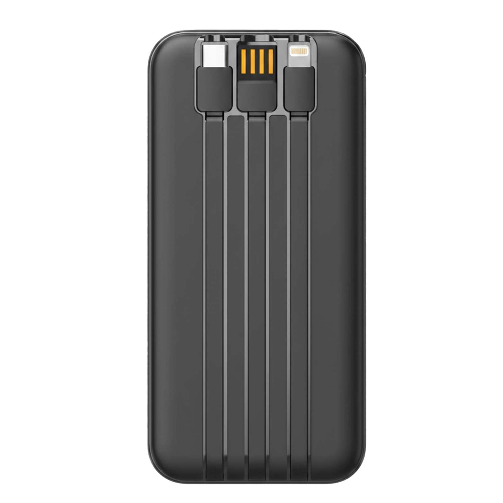 KUMBURNU 10.000 MAH SİYAH LEDLİ POWERBANK - Resim 2