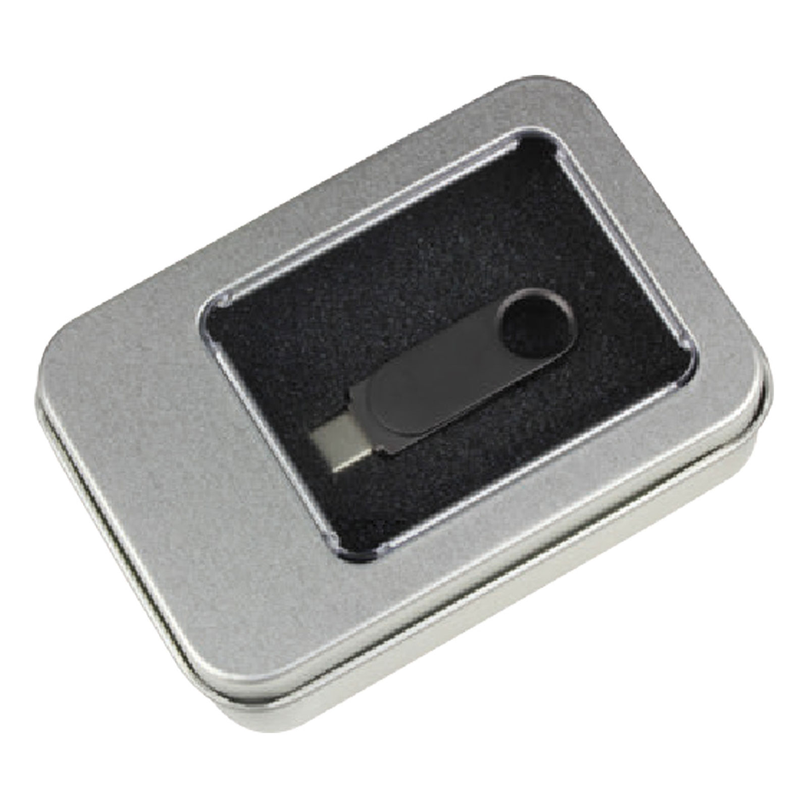 BOLKAR SİYAH 16GB MİNİ TYPE-C OTG METAL USB BELLEK - Resim 3