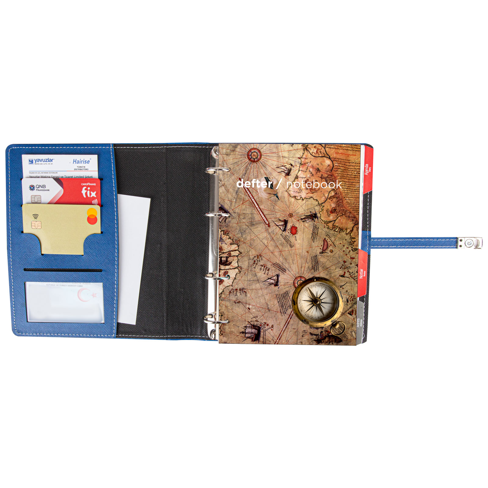 AYDINLIKEVLER LACİVERT ORGANİZER DEFTER (18x21,5 CM) - Resim 2