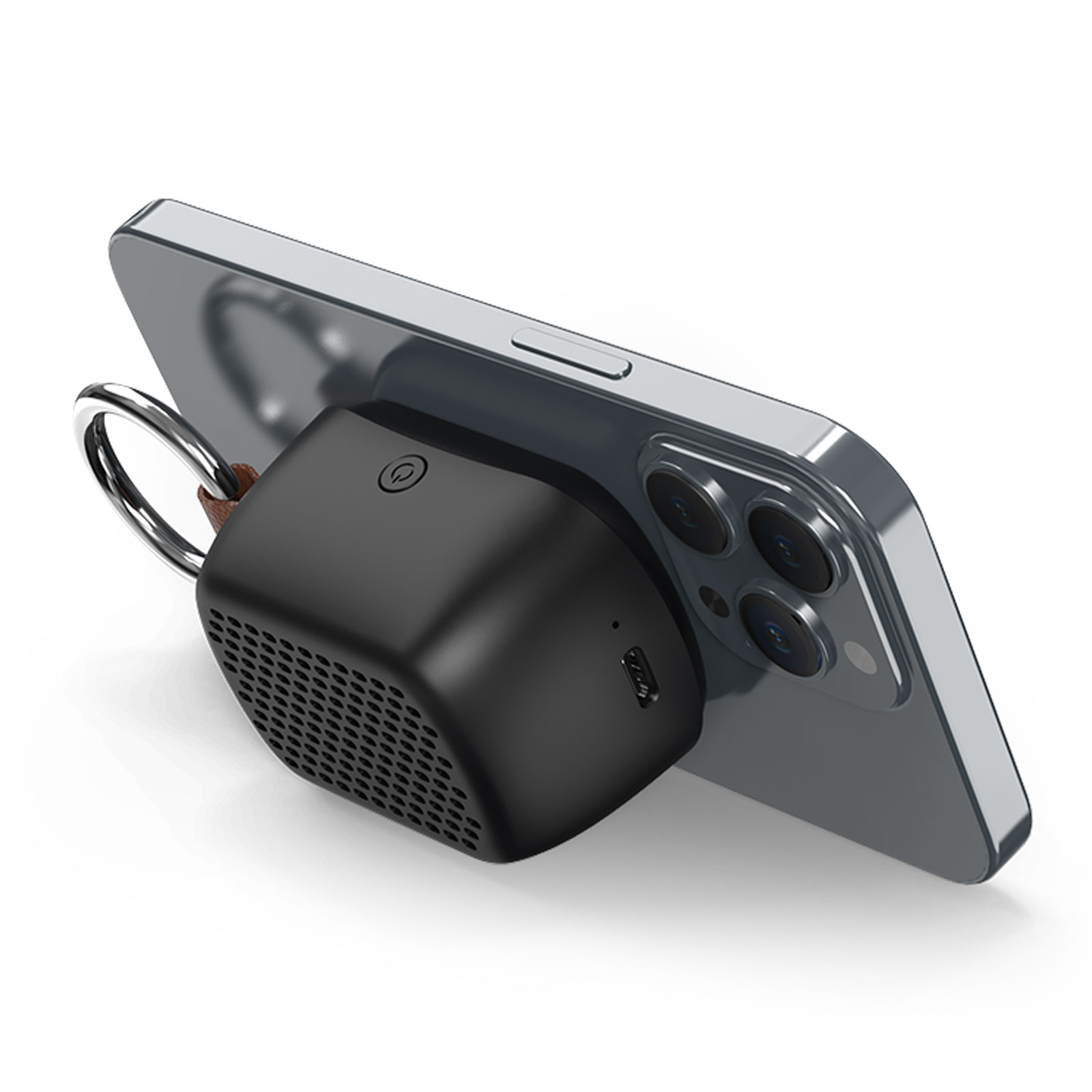 AVAZ SİYAH BLUETOOTH MIKNATISLI IŞIKLI HOPARLÖR - Resim 3