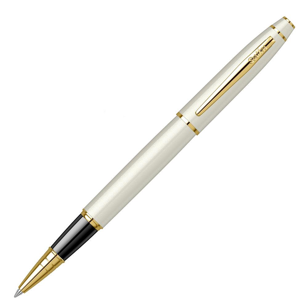 SCRIKSS NOBLE 35 BEYAZ ROLLER TEKLİ KALEM SETİ - Resim 2