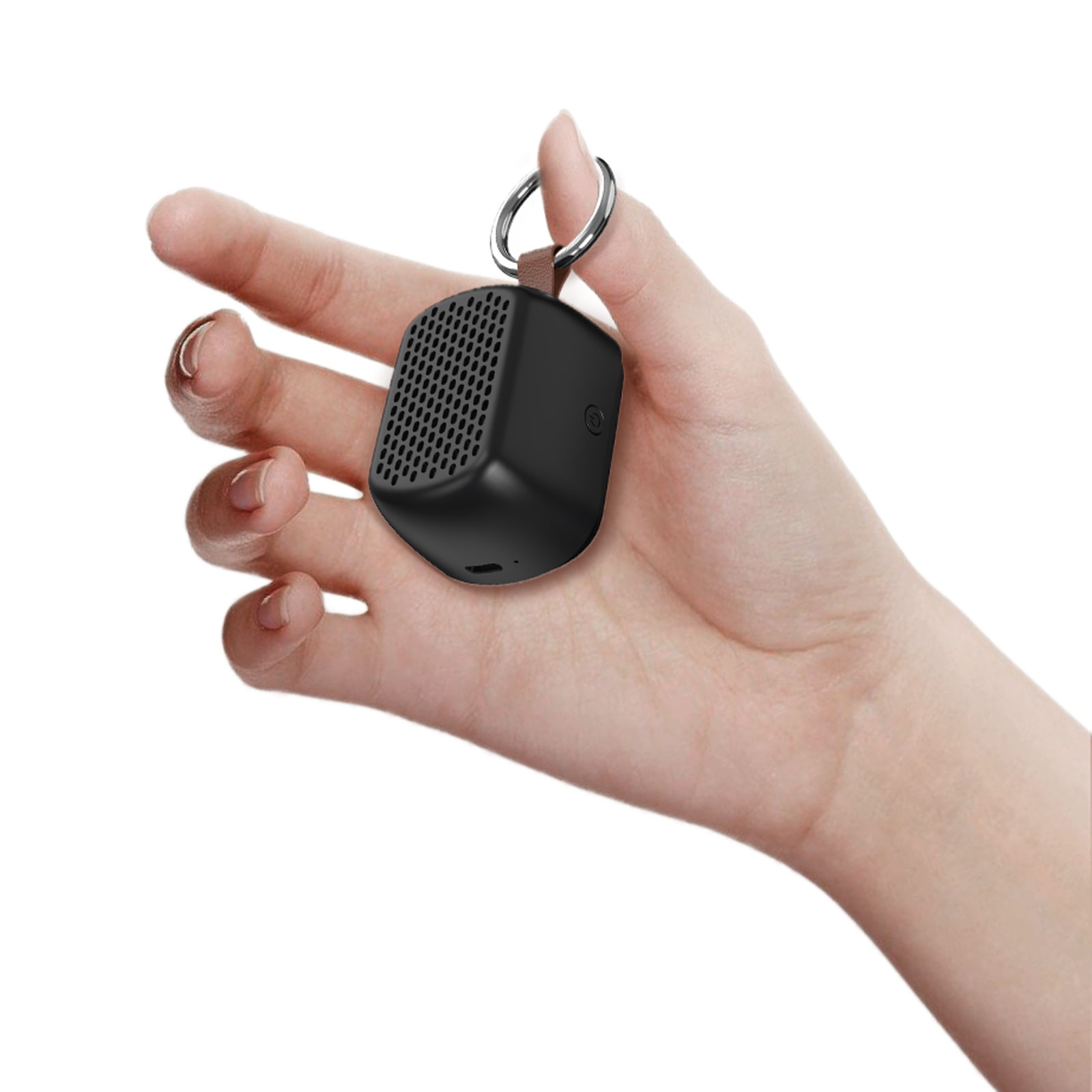 AVAZ SİYAH BLUETOOTH MIKNATISLI IŞIKLI HOPARLÖR - Resim 4