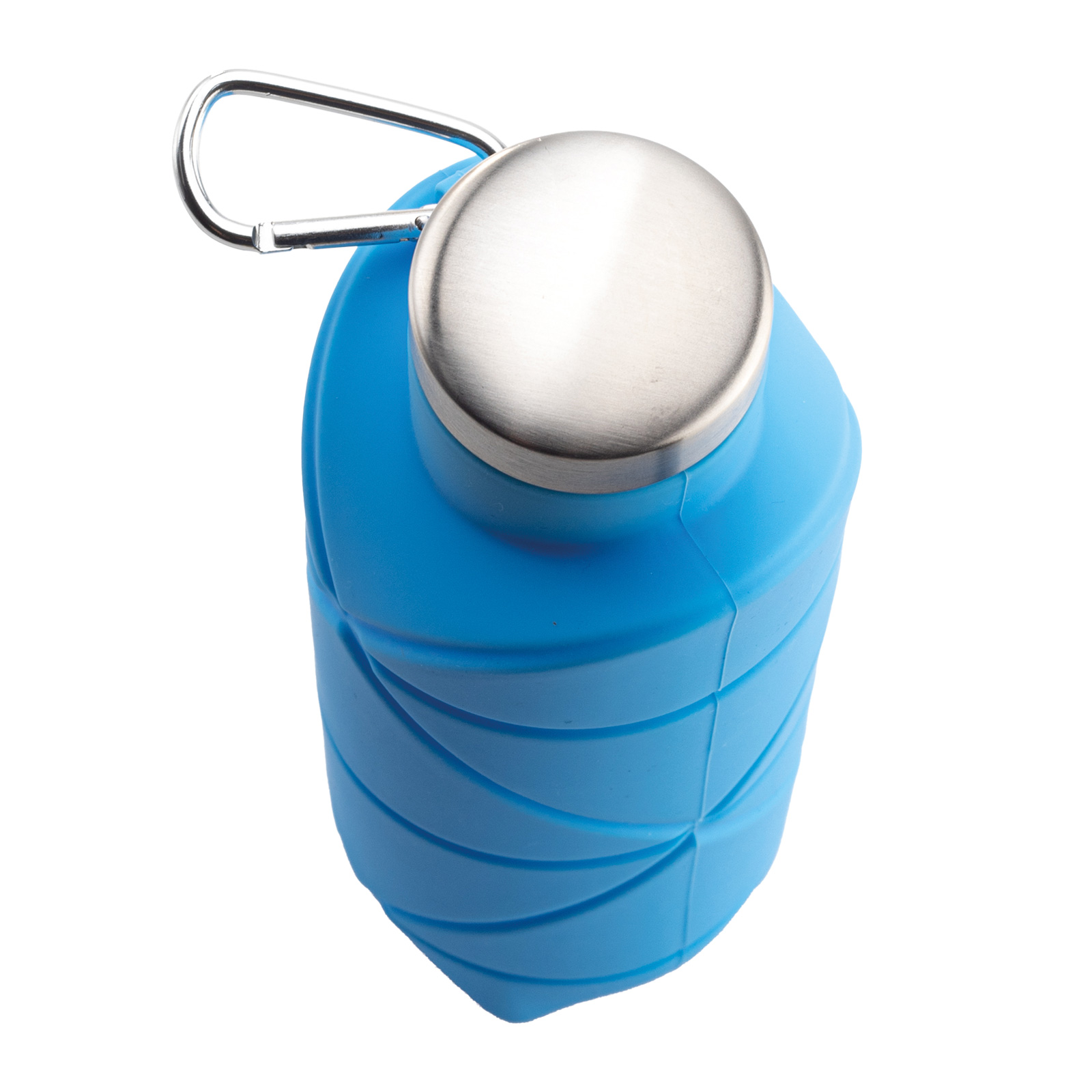 AYDENİZ LACİVERT 700 ML KATLANABİLİR SİLİKON MATARA - Resim 3