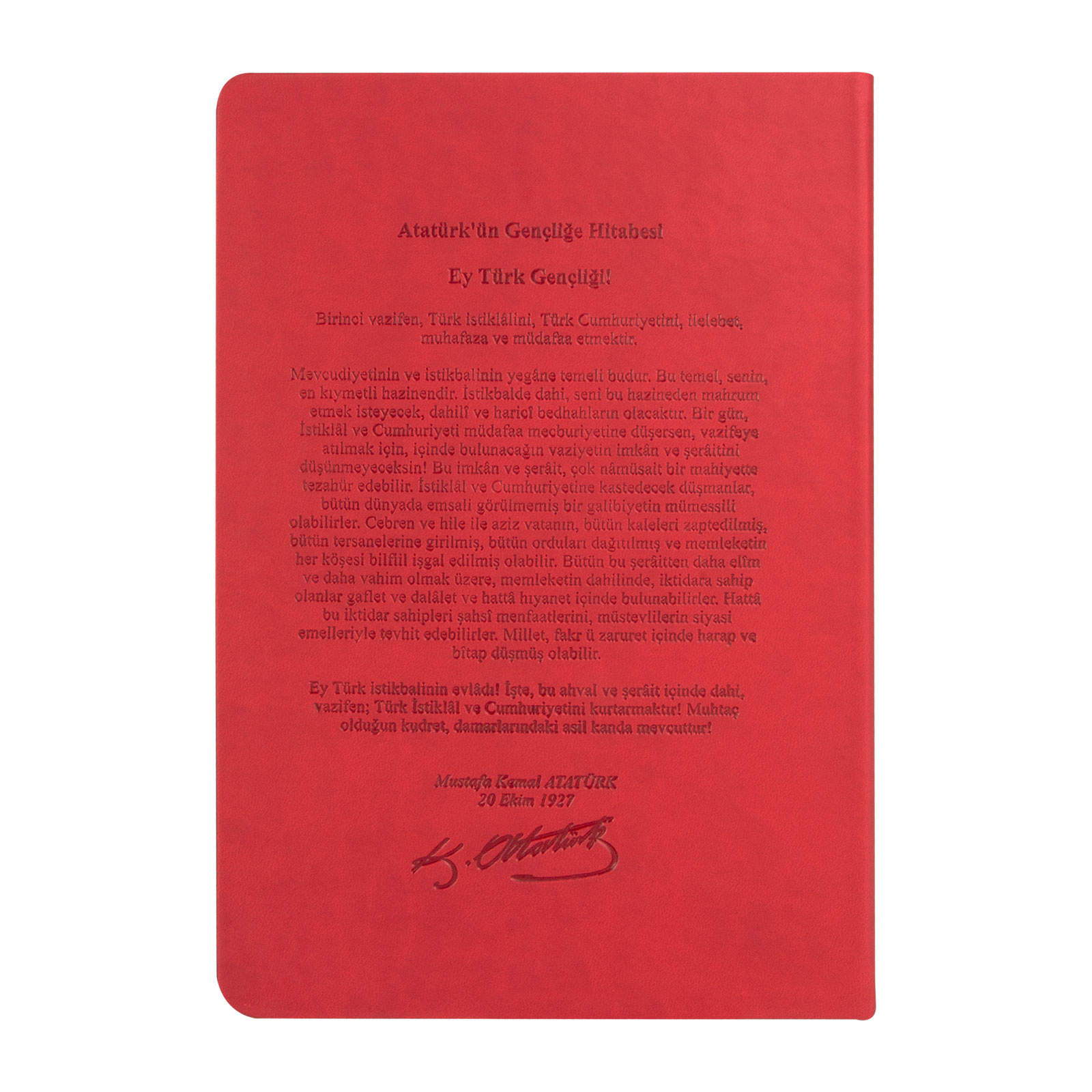ATATÜRK TARİHSİZ DEFTER (17X24 CM) - Resim 3