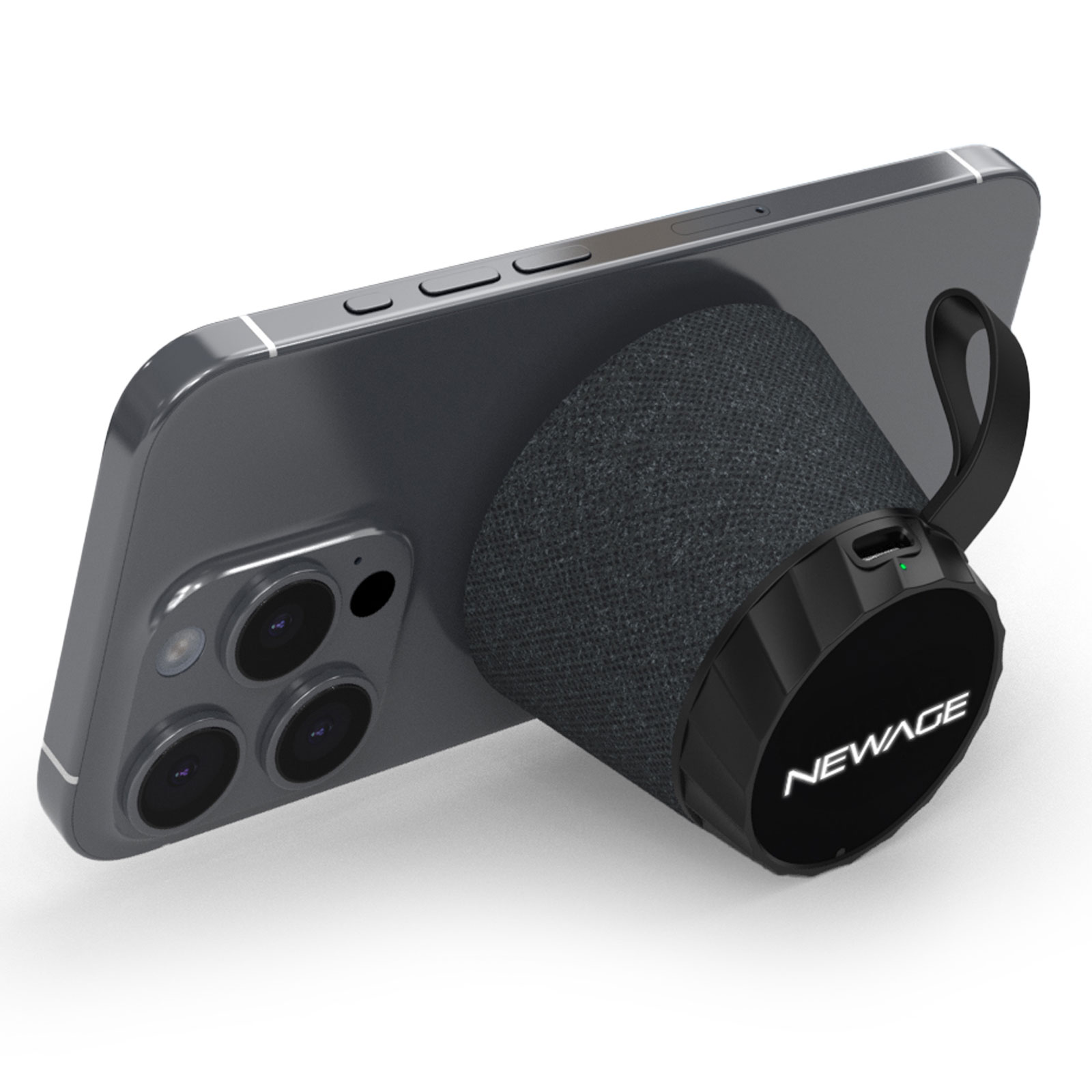YANKI SİYAH BLUETOOTH MIKNATISLI IŞIKLI HOPARLÖR - Resim 2