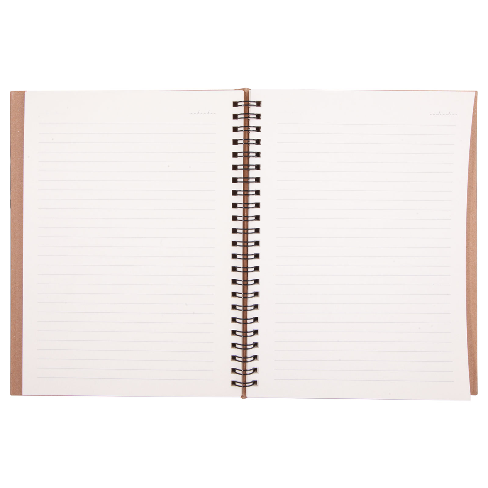 BASINEVLERİ KRAFT SPİRALLİ TARİHSİZ DEFTER (15X21 CM) - Resim 3