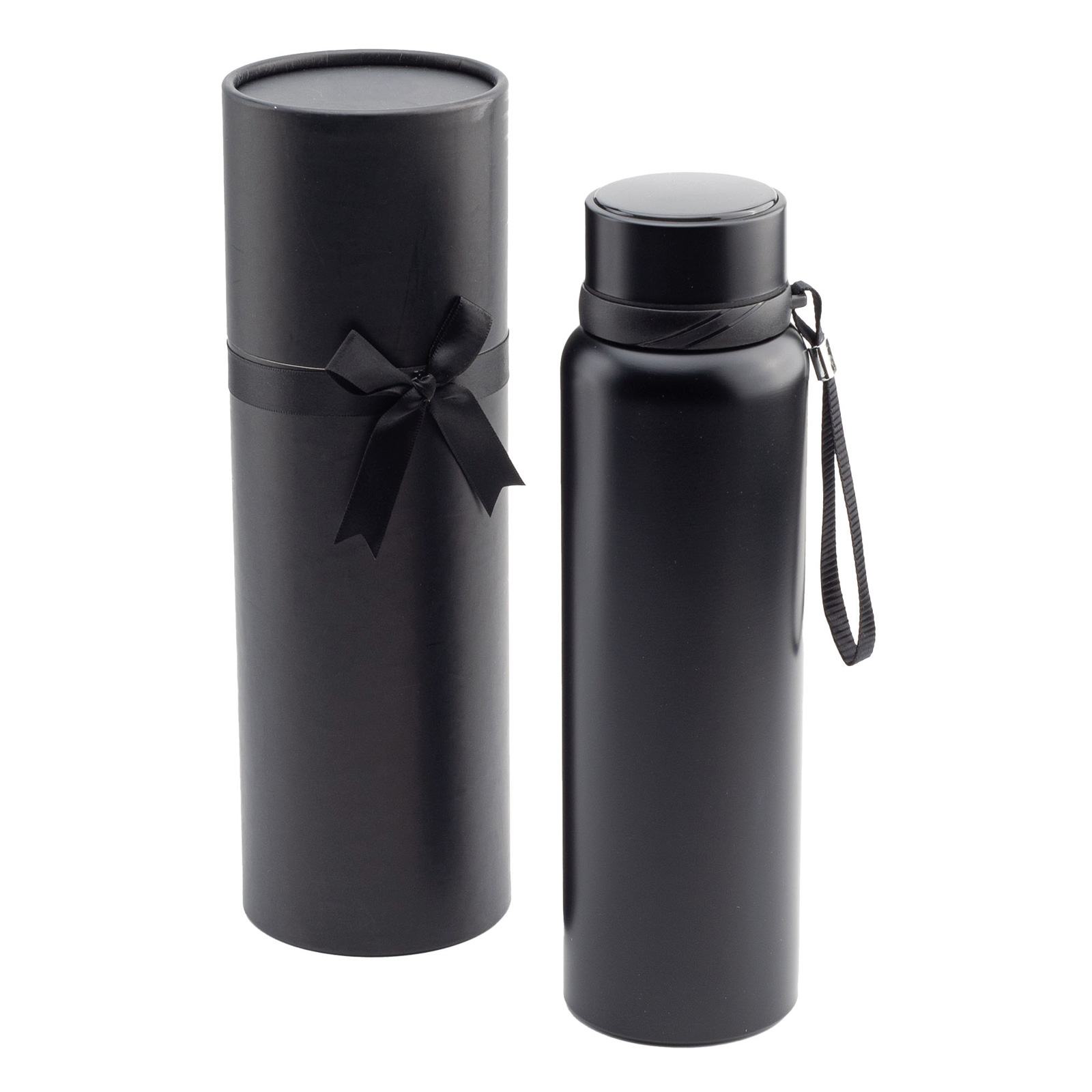 GÖYNÜK SİYAH 1000 ML DERECELİ TERMOS - Resim 2