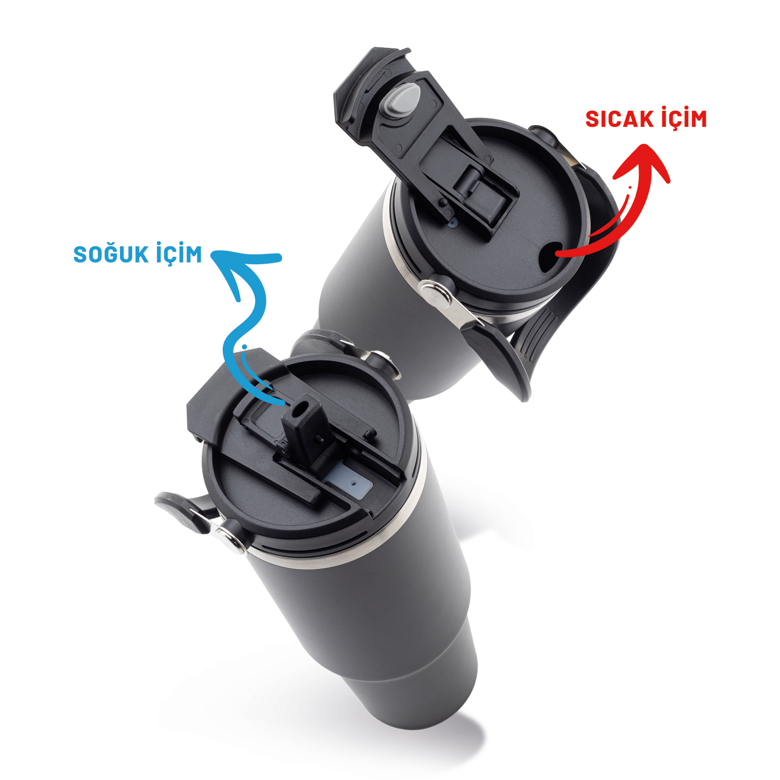 İNEBOLU SİYAH 1200 ML TERMOS - Resim 4