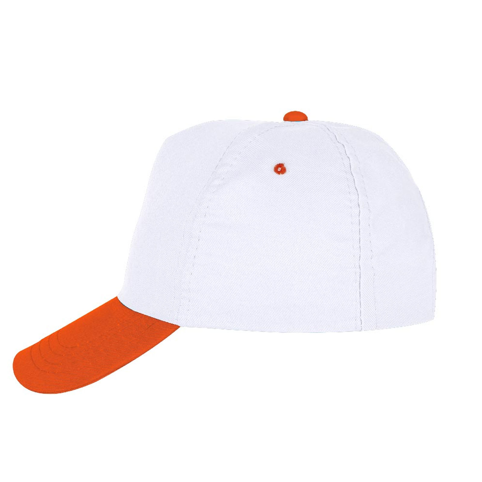 PAPATYA BEYAZ-TURUNCU POLYESTER ŞAPKA - Resim 3