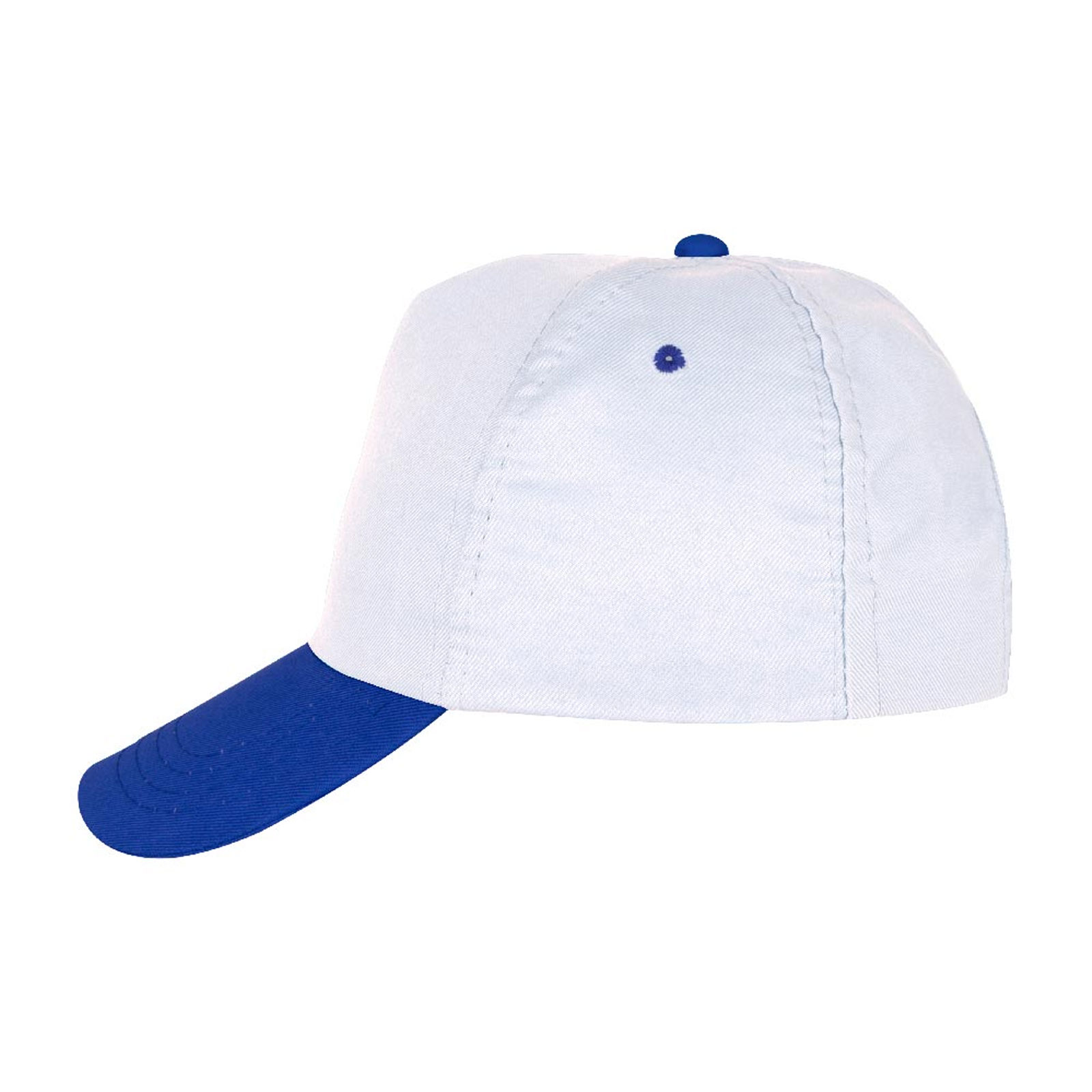 PAPATYA BEYAZ-SAKS MAVİ POLYESTER ŞAPKA - Resim 3