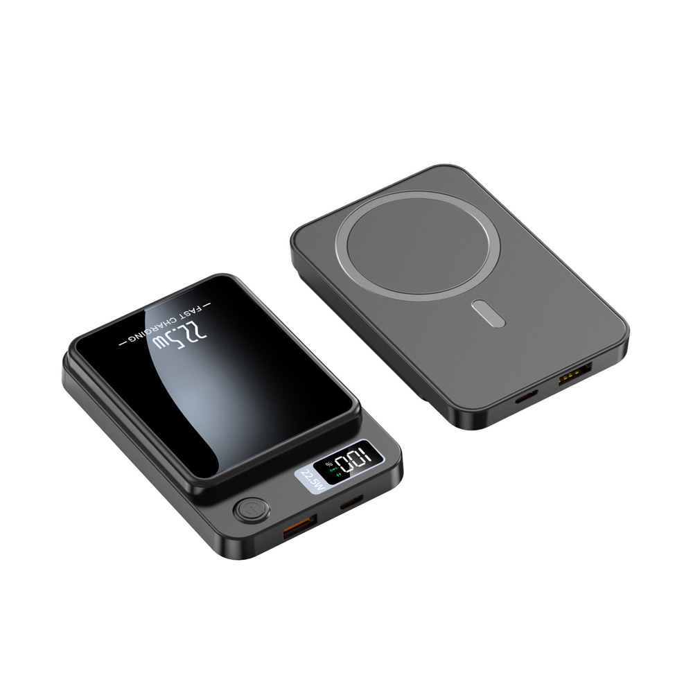 SİDE 5.000 MAH HIZLI ŞARJ MAGSAFE SİYAH POWERBANK - Resim 3