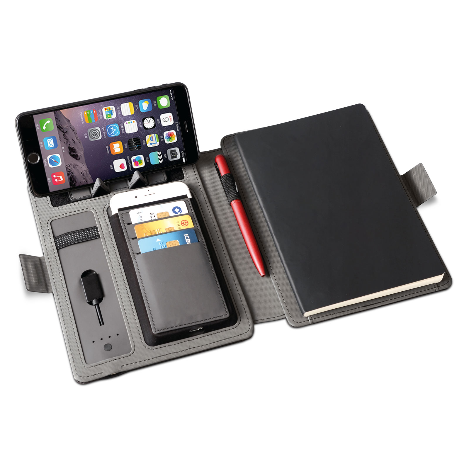 ALANYA 8.000 MAH WIRELESS POWERBANK ORGANİZER - Resim 2